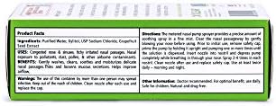 Side angle of Xlear natural nasal spray fine mist pump applicator.