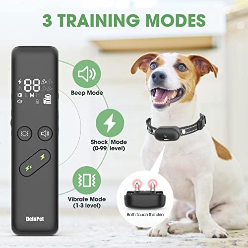 Waterproof Delupet dog receiver for outdoor training