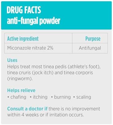 Talc free medicated corn starch powder bottle by Comfort Zone for active individuals