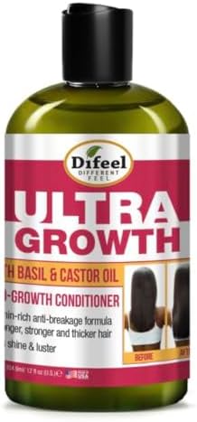 Difeel Ultra Growth hair conditioner packaging label details