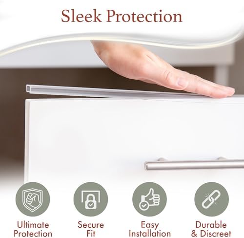 Trimming Cabinet Hero plastic edge protector with scissors