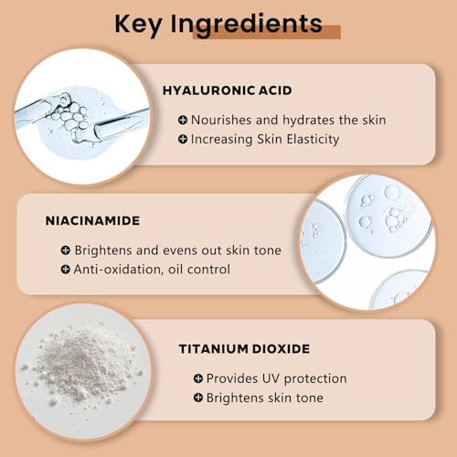 Three tubes of skin tone adjusting makeup for hiding wrinkles and pores