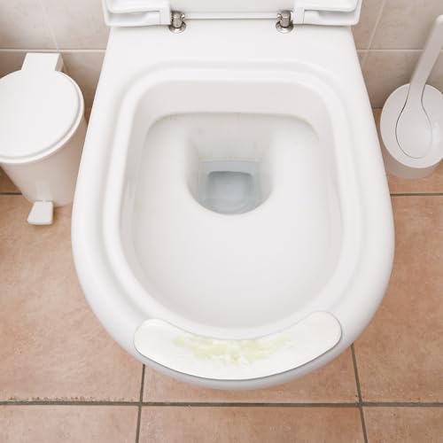 Absorbent disposable pee guard shield highlighting its thick multi layered liquid protection.
