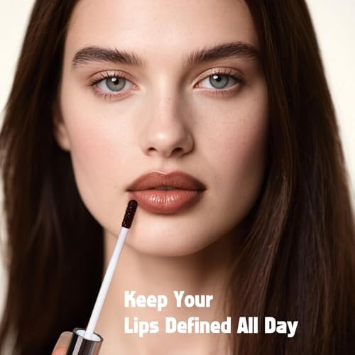 KIMUSE Peel Off Lip Liner Stain, Long Lasting Lip Tint Stain Peel Off, Waterproof, Transfer-Proof, Highly Pigmented Color Peel Off Lip Stain Liner, Matte Finish - Image 7