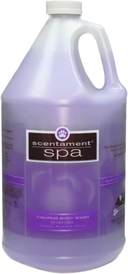 Best Shot Scentament Spa Oatmeal Protein Conditioner, Skin Care Product for Dogs and Cats, Hypoallergenic Puppy Supplies, Lemon Vanilla, 1 Gallon - Image 9