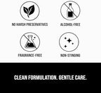 Quitch skin repair and first aid cleanser for facial irritation.
