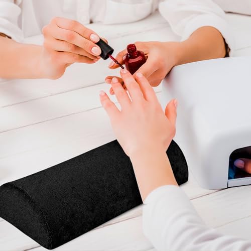 Ergonomic sponge nail table holder pad for ladies