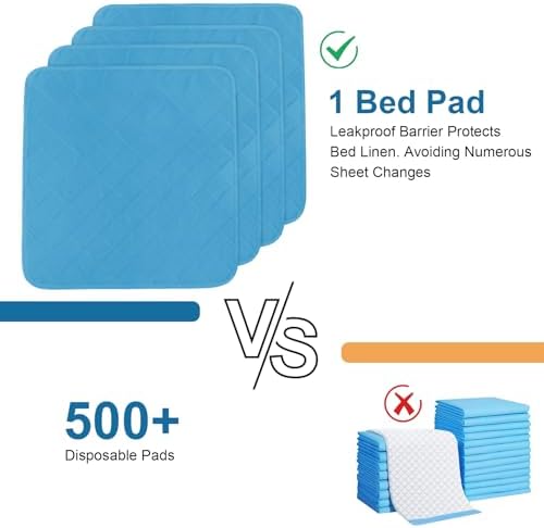 Springspirit 34x36 bed pad non-slip backing detail