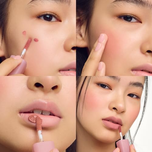 COLORGRAM NUDE BLUR TINT 02 CHARMING PINK | Soft Velvet Matte Lip Stain & Cheek Tint | Lightweight Blurring Tint for a Smooth & Airbrushed Finish | 24H Long-Lasting & Non-Sticky Formula - Image 7