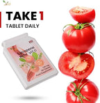 Ved Lycopene 90 tablets bottle back label with ingredients and dosage details