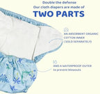 Side view of Bisenkid baby cloth diaper cover