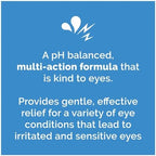 Optrex multi action formula for cleansing dust and pollen from eyes.