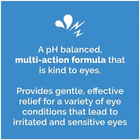 Optrex multi action formula for cleansing dust and pollen from eyes.