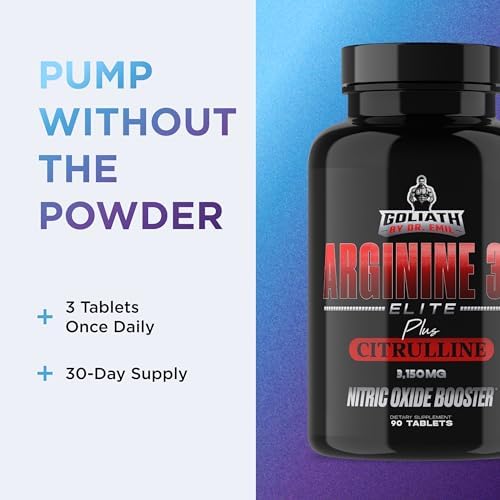 Authentic Dr. Emil Nutrition 3150mg L-Arginine bottle packaging