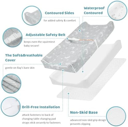 BBjixiang waterproof changing pad with safety belt
