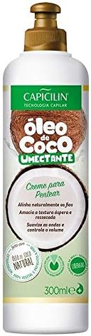 Capicilin Coconut Oil leave-in hair cream packaging for dry hair