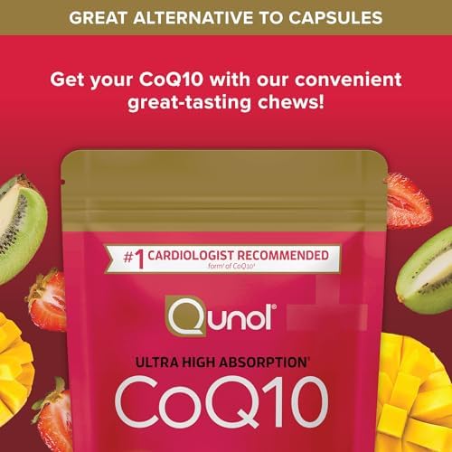 Qunol CoQ10 200 Milligrams Soft Chews ultra high absorption diagram