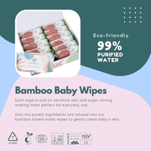 Eco Wave eco friendly plant based baby wipes material texture detail