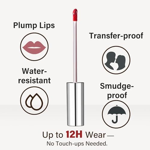 Peel Off Lip Stain Set â€“ 3 Colors Long Lasting Lip Tint, Smudge-Proof, Transfer-Proof, Kiss-Proof, Vegan Lip Makeup Gift for Her - Image 4