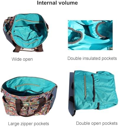 Esvan backpack for women showing back strap storage pocket