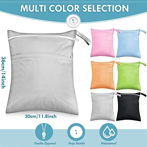 Kenning wet dry storage pouches for travel and laundry