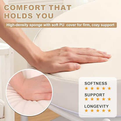 Qalvyn beige baby changing pad packaging and underside non slip texture view