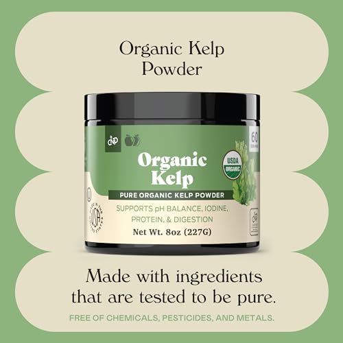 Back label of Complete Natural Products Icelandic Kelp showing directions for use and gluten-free status.