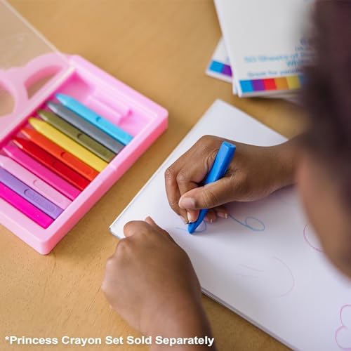 Portable compact drawing pads for children showing paper texture suitable for pencils and paints