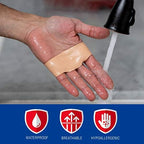 3M Nexcare blister tape applied on a heel to prevent shoe friction and chafing