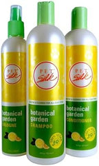 Refreshing pet cologne spray bottle for long lasting citrus fragrance.