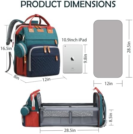 Cesailt multifunction baby bag interior storage compartments