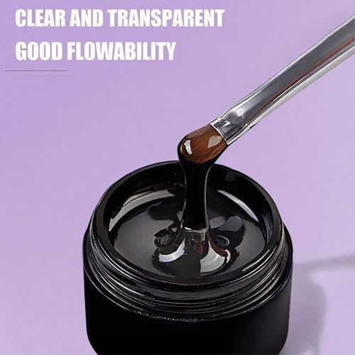Professional manicure using Glui solid nail gel