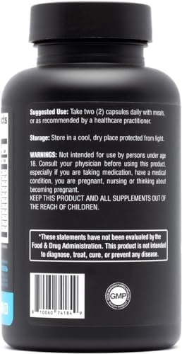 Back of Sculpt Nation bottle showing supplement facts and ingredients