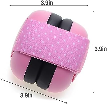 PandaEar baby earmuffs showing adjustable headband detail