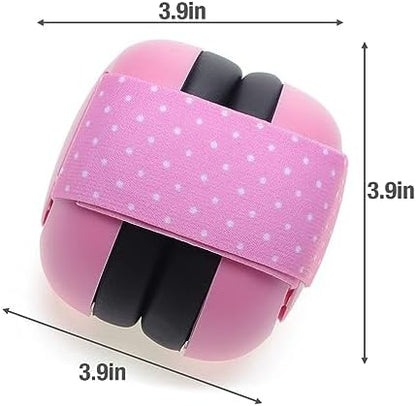 PandaEar baby earmuffs showing adjustable headband detail