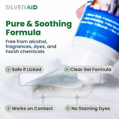 Veterarian recommended dog first aid hydrogel for immediate cooling relief.