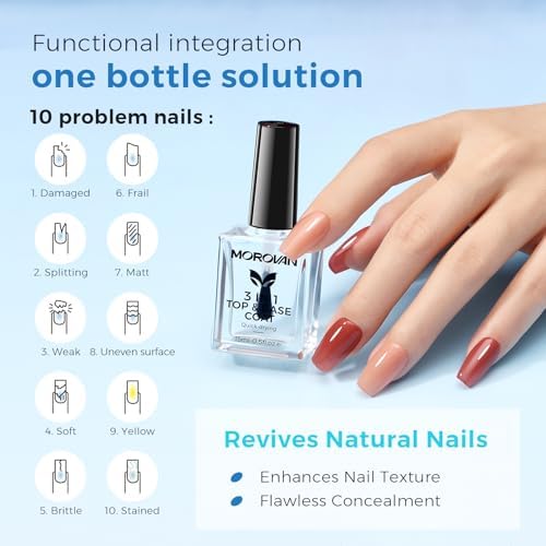 Professional nail care results with Morovan 3 in 1