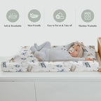 ZoUbqchY airplane pattern changing pad cover packaging