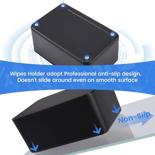 Bottom view of Lijroavy wipes dispenser with non-slip feet