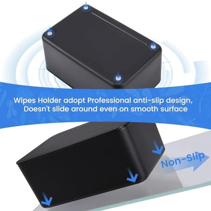 Bottom view of Lijroavy wipes dispenser with non-slip feet