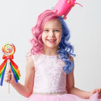 Washable hair chalk comb set for kids party styling