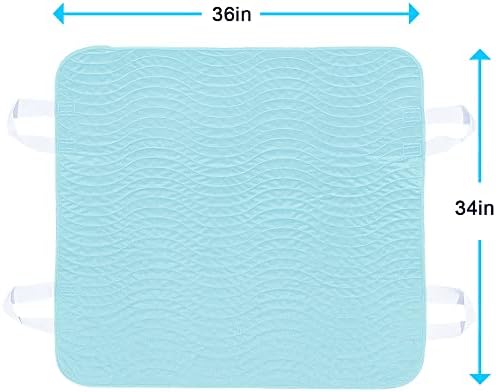 Close up of quilted top layer of waterproof positioning bed pad