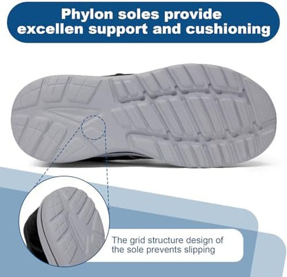 Top view of Estinko wide toe box design for swollen feet