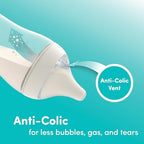 NUK breast like adaptive replacement nipple showcasing its flexible skin like texture.