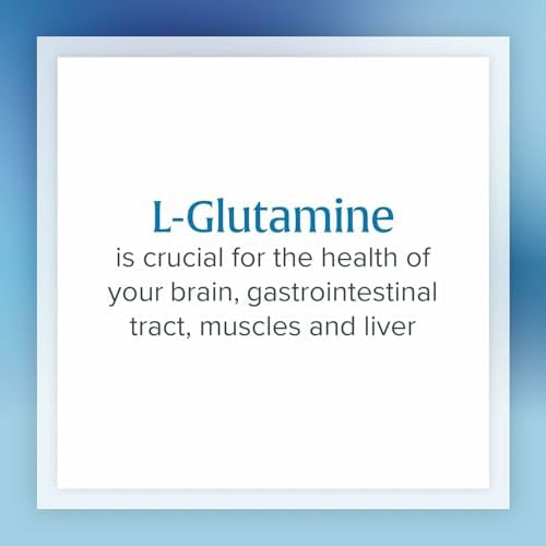 Close up of the allergen free and non GMO certification seals on the Natural Factors L Glutamine container
