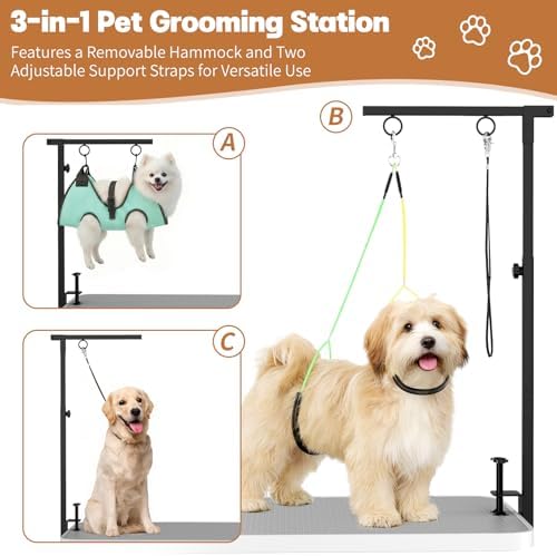 Heavy-duty table clamp for MHACVVO grooming kit