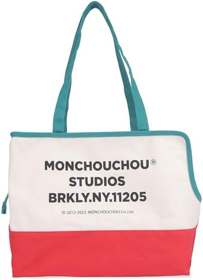 Dog Tote Bag for Small Dogs 4-20 lbs with Safety Leash, Purse Carrier | safety leash hooks, removable cushion cover, and flat support base for comfortable everyday travel and hands-free carrying. - Image 11