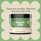 Complete Natural Products Organic Kelp Powder supplement facts label