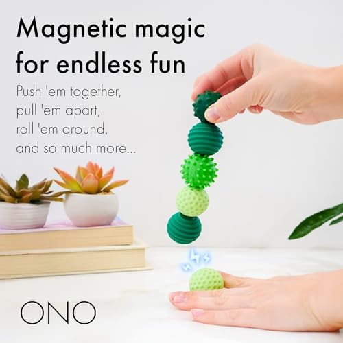 USA imported ONO adult sensory toy packaging highlighting premium quality features