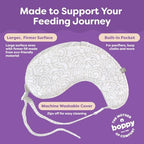 Boppy Uplift Nursing Pillow showing carry handle detail